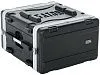Gator GR-6L Рэковый кейс на 6U, стальные рельсы, глубина 19", вес 6.34 кг, пластик.-0