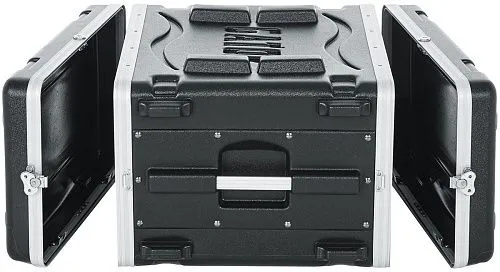 Gator GR-6L Рэковый кейс на 6U, стальные рельсы, глубина 19", вес 6.34 кг, пластик.