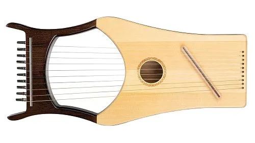 Мозеръ LH-10R Лира 10-струнная, резонаторный корпус, с чехлом.
