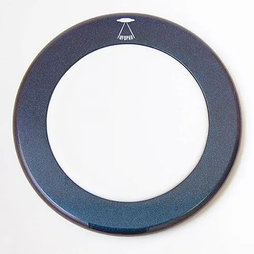 Ufopad UP11CWHBCH Пэд тренировочный 2-х сторонний круглый 11", белый/синий хамелеон.