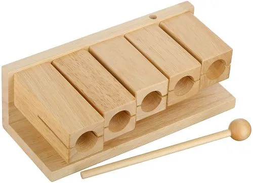 Fleet FLT-255 Агого, деревянный, набор из 5 штук, с палочками. 