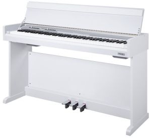 Nux NCK-330-WH Цифровое пианино на стойке с педалями, белое.