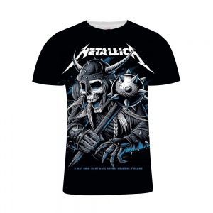 Футболка с принтом Metallica. Размер XL.