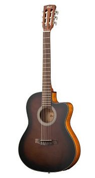 Cort Jade-E-Nylon-DBB Jade Series Классическая гитара со звукоснимателем.