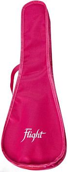Flight Чехол для укулеле сопрано розовый тонкий.
